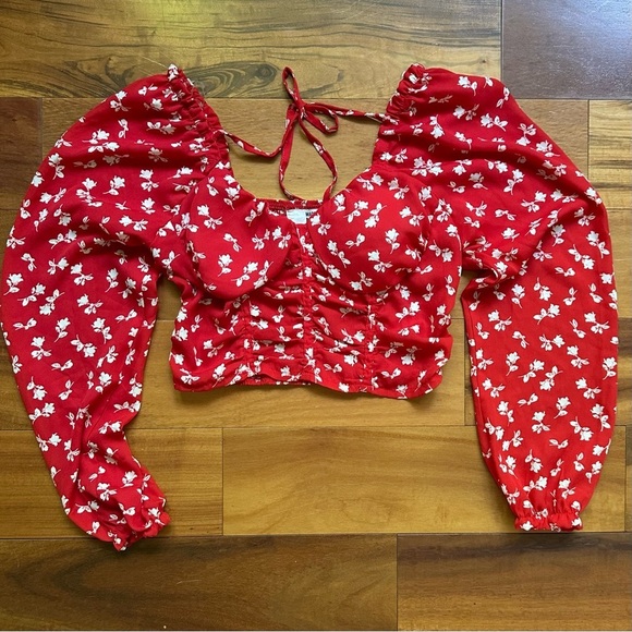 Madden NYC Ruched Corset Top - Picture 3 of 7